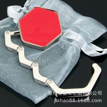 金属挂包钩 贴纸滴胶折叠桌边挂包钩 厂家直销可印企业公司logo