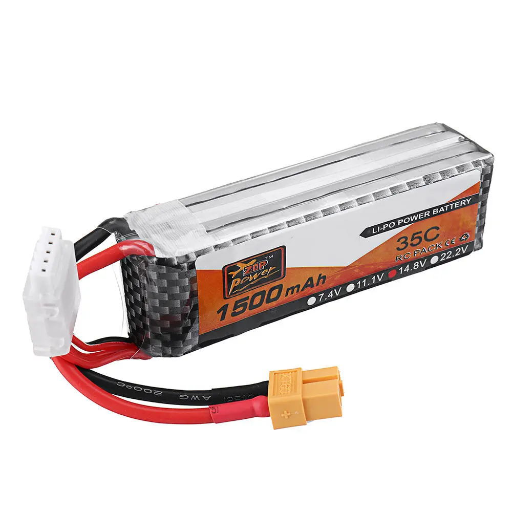 ZOP航模高倍率1500mah2S7.4V3S11.1V20C35C 聚合物锂电池762666