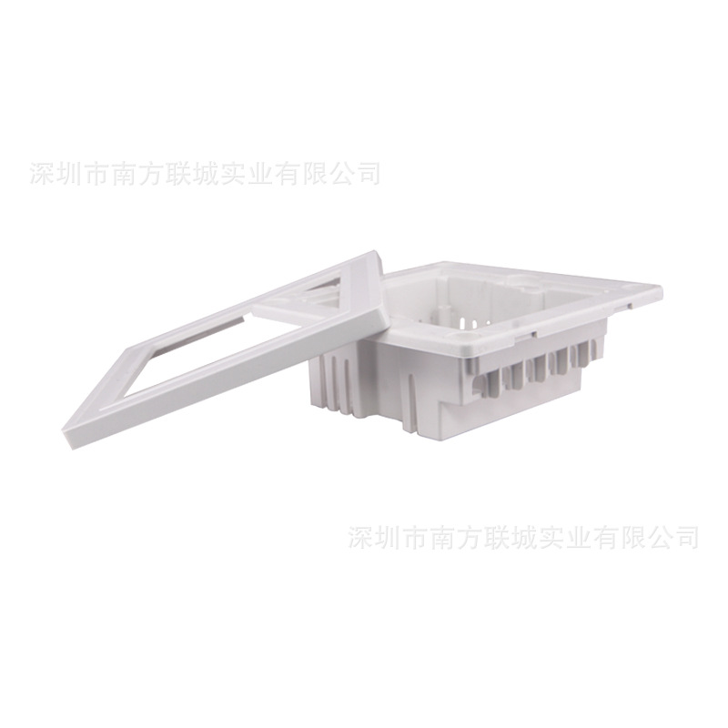 英规国标触摸开关智能开关外壳黑色白色