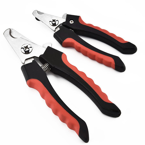 Factory direct sales pet beauty nail scissors cat and dog nail care cleaning tools stainless steel nail clippers large and small