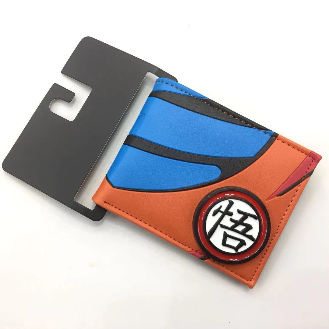 Anime New Dragon Ball Metal Patch Wallet Turtle Enlightenment Character Coin Purse Men's Casual Short Wallet