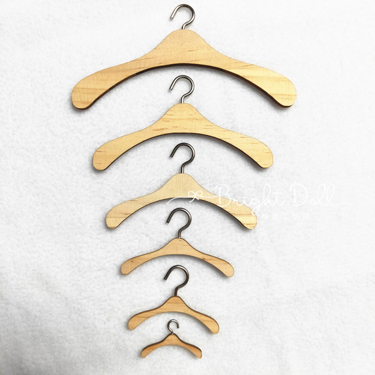 Bjd Xiaobu Salon Doll Ye Luoli Wooden Clothes Hanger Clothes Support 20cm Doll Plush Doll Furniture Accessories