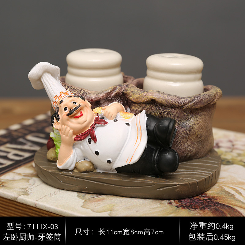 Nordic Wine Rack Chef Ornaments Living Room Wine Cabinet Window Creative Resin Crafts Furniture Decorations 