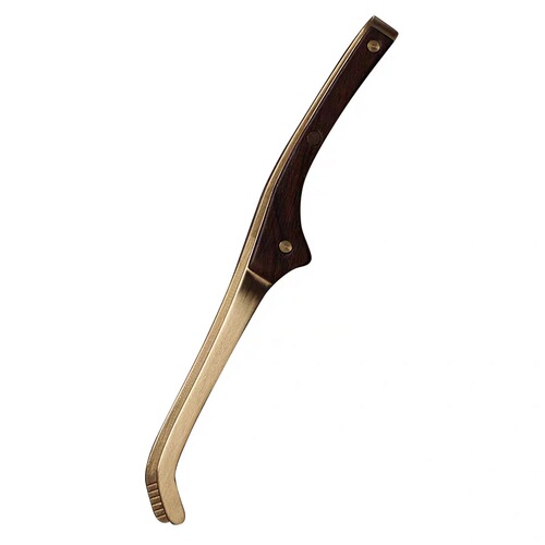 Pure copper ebony solid wood tea clip household tea leaf clip tea cup clip kung fu non-slip metal tweezers tea set accessories