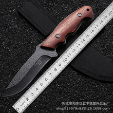 户外求生军刀高硬度防身随身刀具特战战术小直刀野营生存刀水果刀