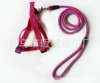 Supply of pet supplies 0.6cm square grid round rope chest back cover pet traction rope/with dog traction rope