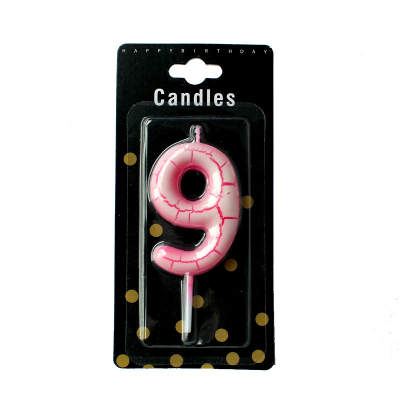 Nueva cáscara de huevo crack vela digital creativo cumpleaños DIY pastel hornear vela de cumpleaños digital