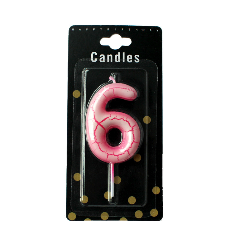 Nueva cáscara de huevo crack vela digital creativo cumpleaños DIY pastel hornear vela de cumpleaños digital