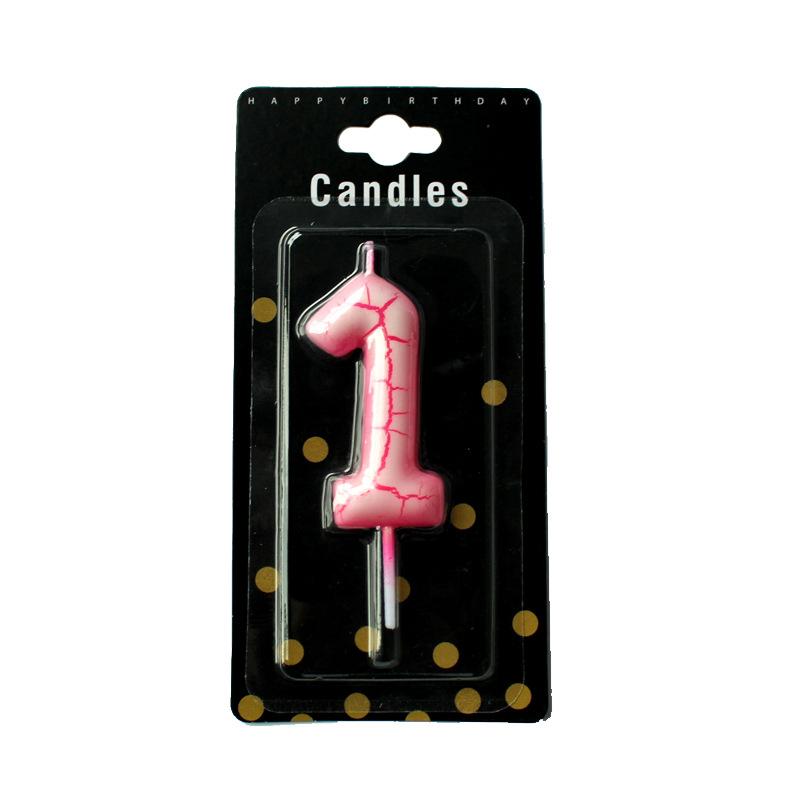 Nueva cáscara de huevo crack vela digital creativo cumpleaños DIY pastel hornear vela de cumpleaños digital