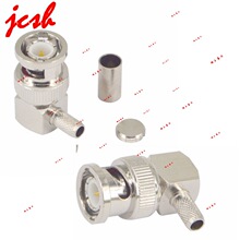 90��BNC�乫ͷ-3��ƵRF��������RG58 RG142 RG400 RG223 LMR195