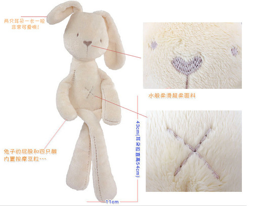 New foreign trade plush toys, comfort plush toys, baby toys, rabbit plush toys, dolls