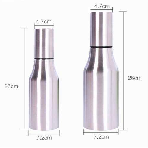 Newest 304 Stainless Steel Oil Can, Dustproof Oil Pot & Bottle Available in 500ml, 750ml, and 1000ml