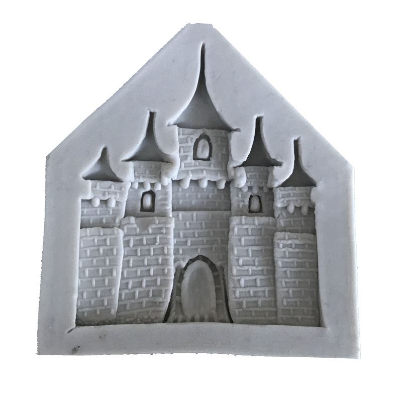 Fairy Tale Castle Fondant Chocolate Silicone Mold DIY Handmade Freeze-Dried Mousse Silicone Mold Factory