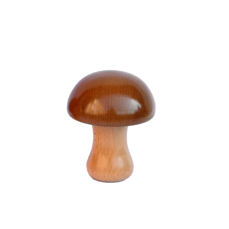 Caja de música de madera decoración giratoria setas caja de música hecho a mano niñas cumpleaños regalo niños juguetes de madera