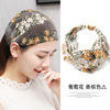 Summer scarf, headband, fashionable lace helmet, hair accessory, with embroidery