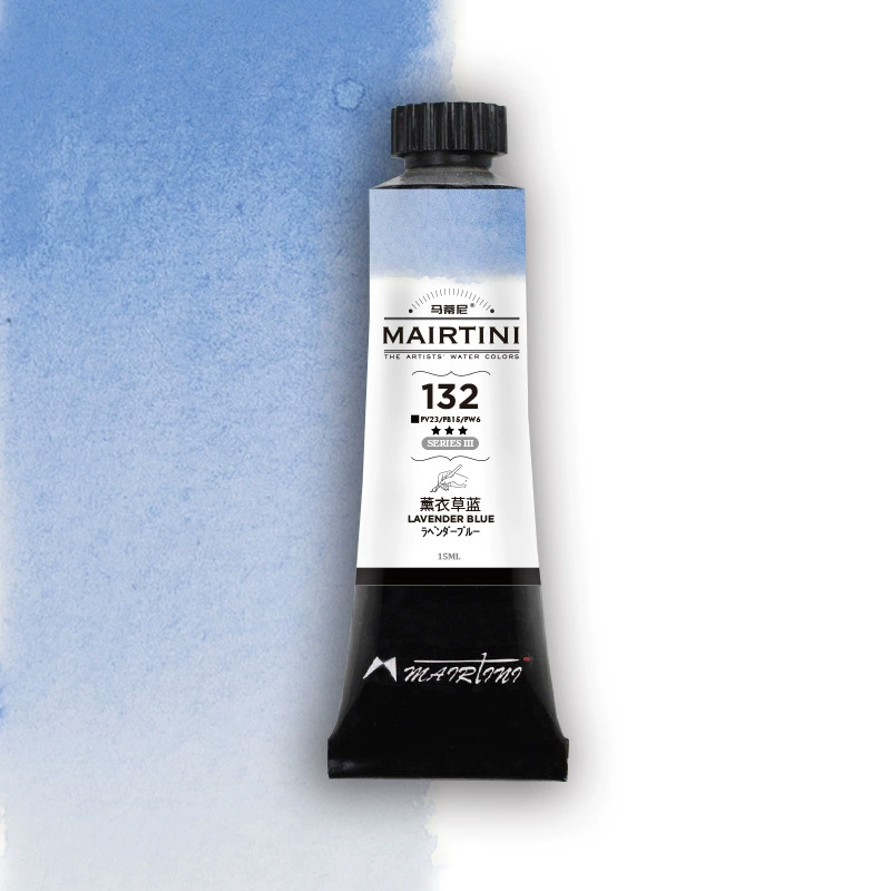 Палитра Blue из мартини, водорастворимая водная краска в широком диапазоне цветов, 15 мл