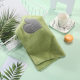 Kitchen coral fleece super absorbent lazy cloth household solid color multi-purpose scouring pad dishcloth wholesale