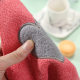 Kitchen coral fleece super absorbent lazy cloth household solid color multi-purpose scouring pad dishcloth wholesale
