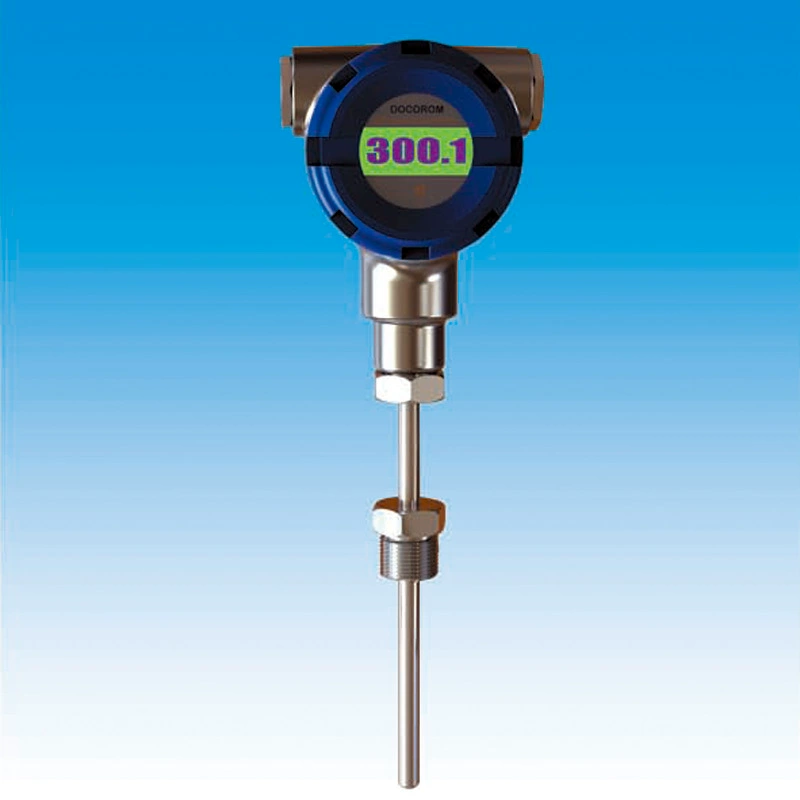 Высокая точность с дисплеем на месте взрывозащищенный датчик температуры термопары типа K