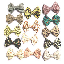 韩国头饰原创手工大蝴蝶结韩版碎花豹纹发饰品布艺配饰品辅料鞋花