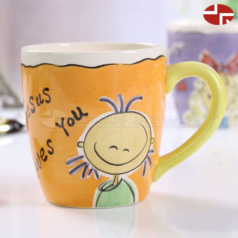 Oficina creativa taza de caricatura pareja taza de oficina taza de cerámica taza de café taza de regalo