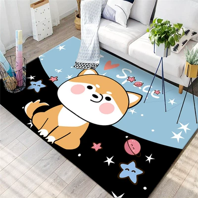 Carpet Living Room Bedroom Bedside, Avtomobil döşəmə paspasları - star-dog-40x-60cm