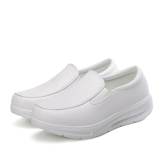 2020 New Casual Summer Nurse Shoes Super Thousand Shallow Mouth Rocking Shoes Lightweight Thick-soled Heightened Sleeve Women's Sports Shoes