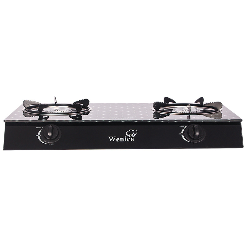 煤气灶双灶商用台式燃气灶液化气燃气灶老式双头猛火炉具厂家货源