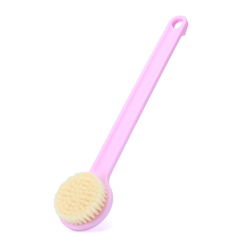 Long-handled soft-bristled bath brush, back brush, adult mud rub, decontamination bath brush, bath rub, back rub, bath brush, body brush