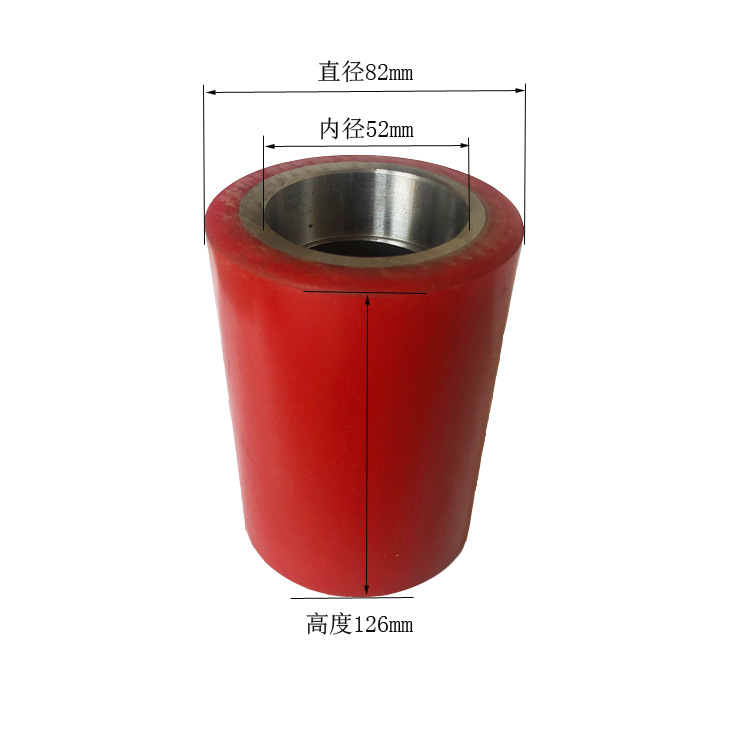 电动叉车轮子 西林、BYD等电动叉车承重轮 82x126-52前轮