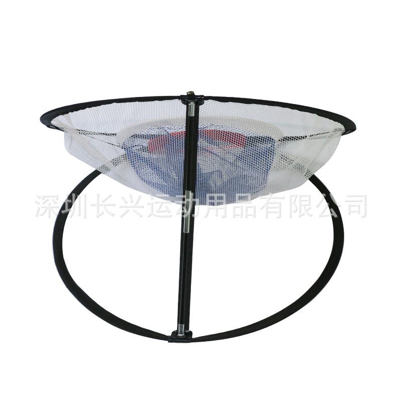 Golf de tres capas de corte Rod Almacenamiento de red y llevar práctica neta plegable práctica neta