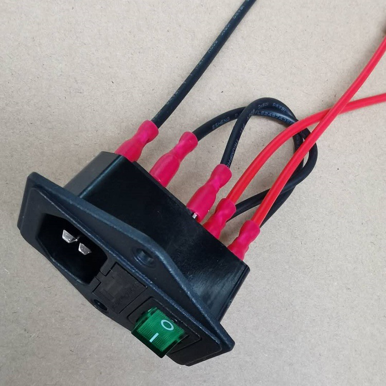 三合一保险丝开关插座3D打印机开关插座认证三合一开关插座保险丝