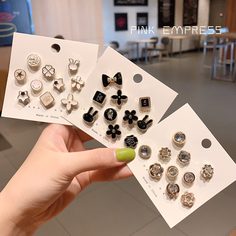 Perla anti-exposición hebilla decoración mini linda cara sonriente broche mujer escote pin ropa fija ramillete Accesorios