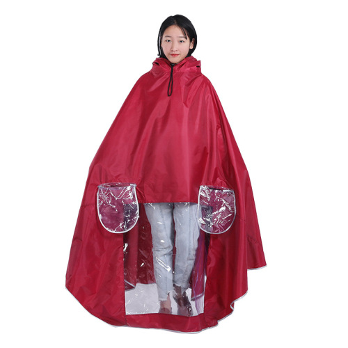 Electric Bike Raincoat Adult Thick Battery Motorcycle Special Long Full-Body Heavy Rain Raincoat Wholesale