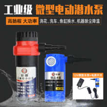 现货工业级微型电动潜水泵 便携式高扬程12v直流抽水泵批发