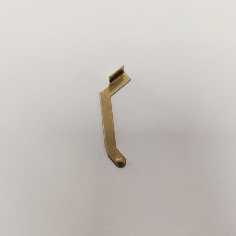 电器五金冲压铜配件 铜折弯件 短触点片来图来样模具设计产品加工