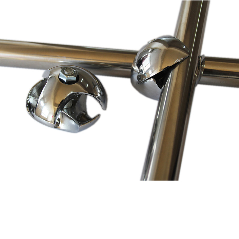 易秀厂家直销 球形圆管十字接头 25mm圆管通连接配件批发