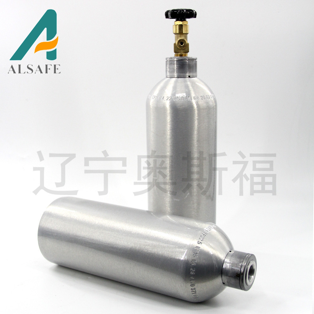 厂家批发4L铝合金气瓶 特种气体瓶 带阀门 量多可优惠