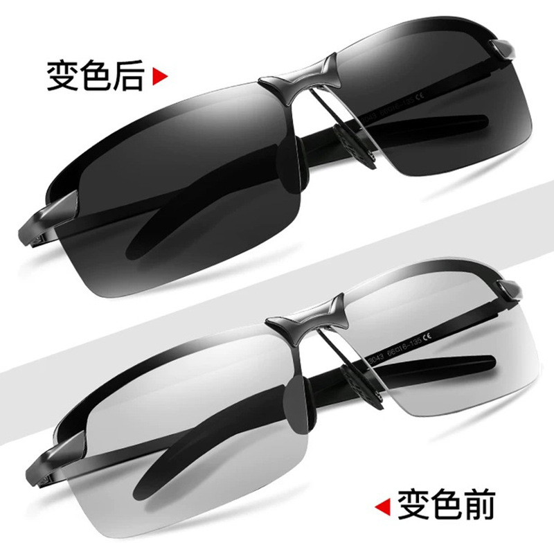 2026 New Polarized Sunglasses 3043 Men's Night Vision Sunglasses Outdoor Color-Changing Day and Night Sunglasses 2026 New Polarized Sunglasses 3043 Men's Night Vision Sunglasses Outdoor Color-Changing Day and Night Sunglasses