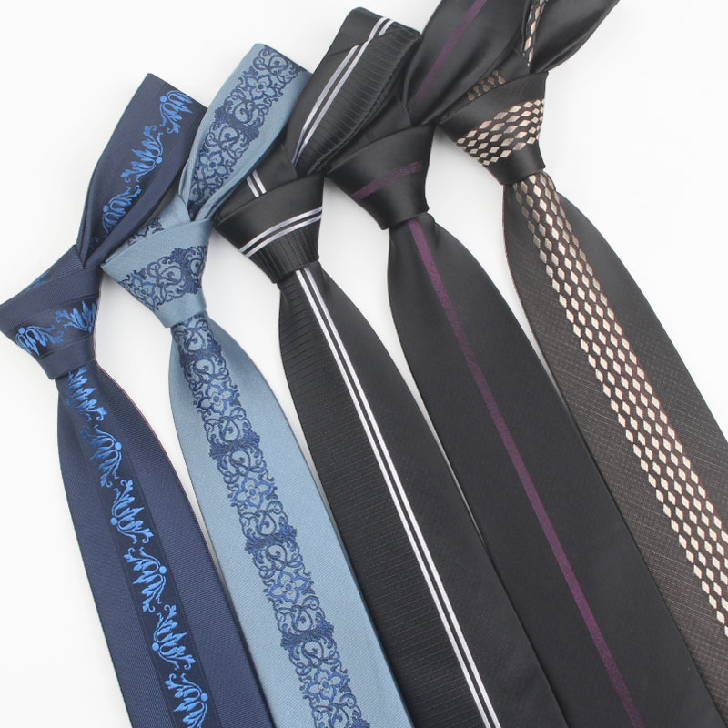 Corbata de moda para hombres de estilo coreano 6cm posicionamiento en forma de flor corbata estrecha ropa formal hombres de negocios corbata profesional collar de boda