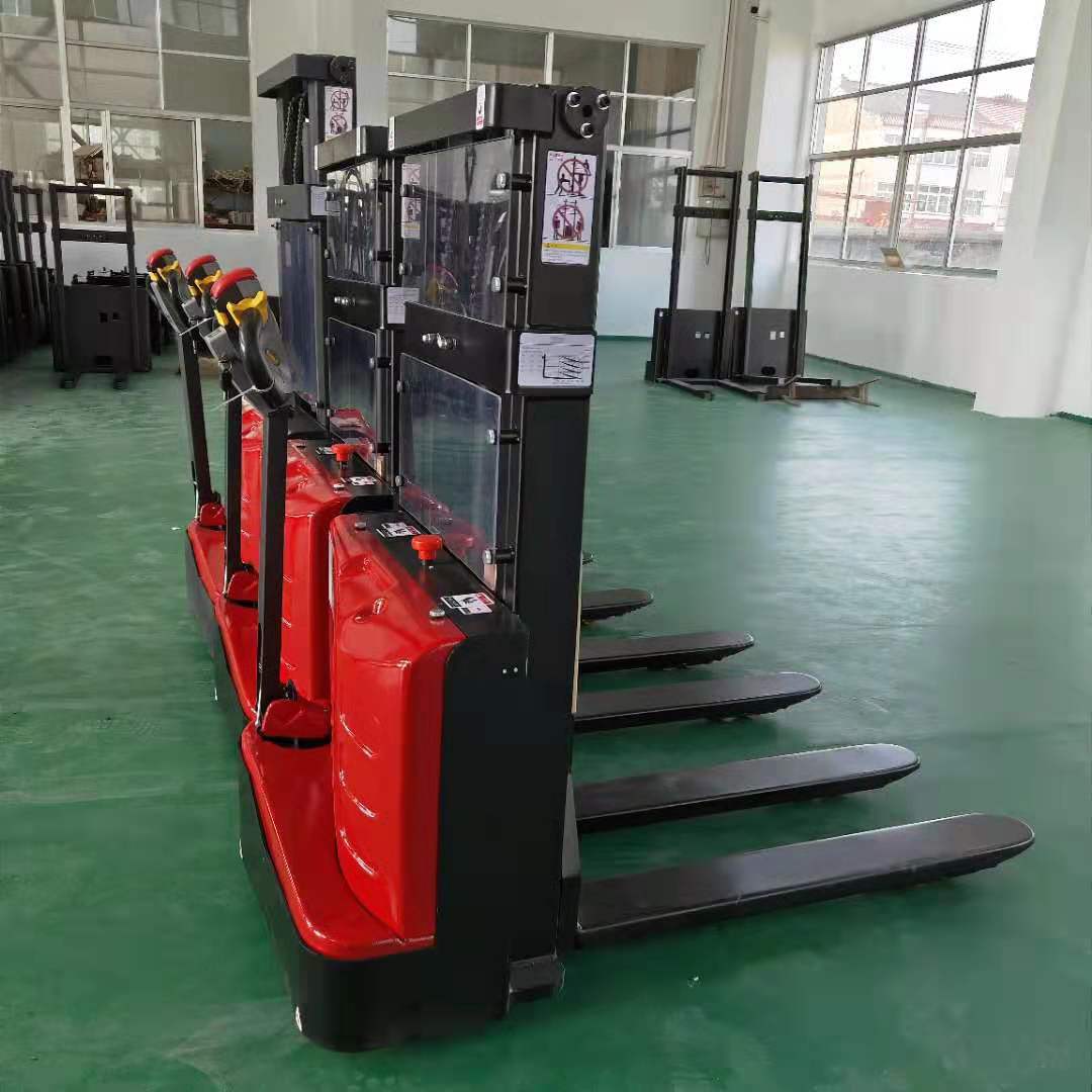 厂家供应电动步行式液压升降堆垛车堆高车车间叉车 全自动堆垛车