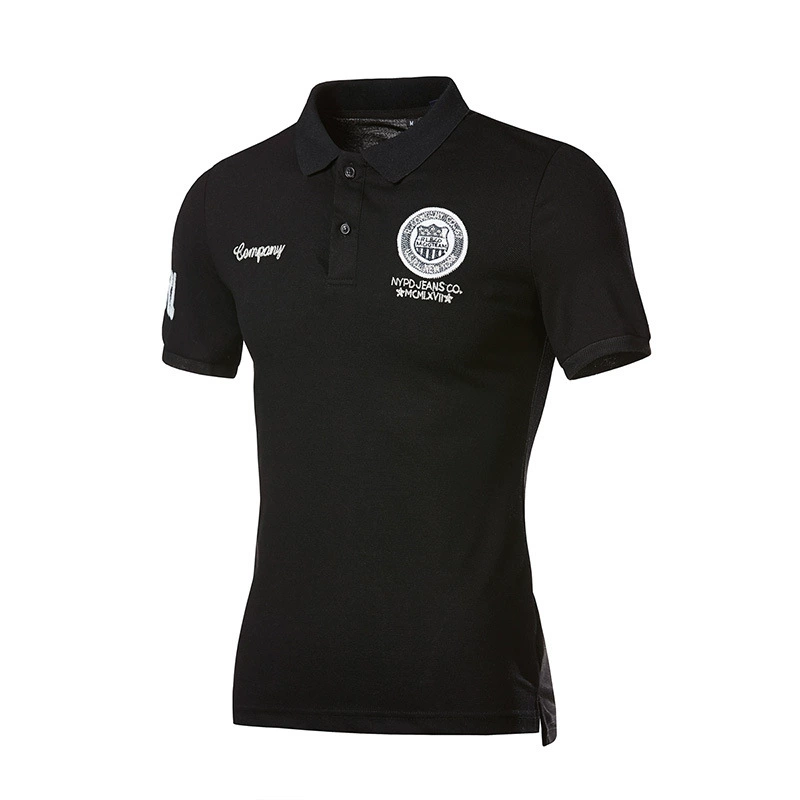 Поло, дышащая удобная трендовая универсальная футболка, 2020 год, slim fit, с коротким рукавом, для подростков