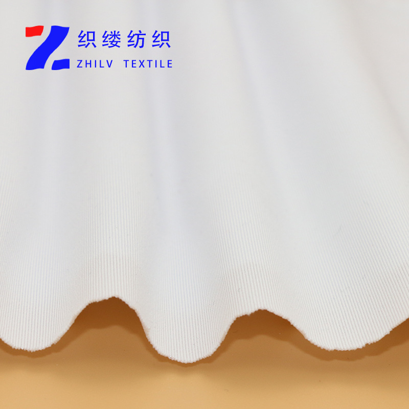 牛奶丝双磨针织面料拉架四面弹力涤氨汗布T恤打底衫里布复合布料