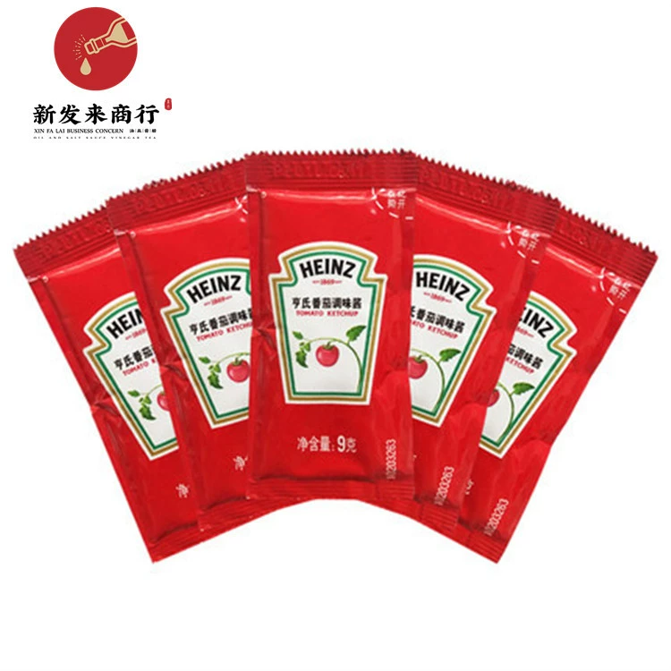 Бесплатная доставка в провинции Гуандун [9 г * 600 пакетов] Пакеты с кетчупом Heinz