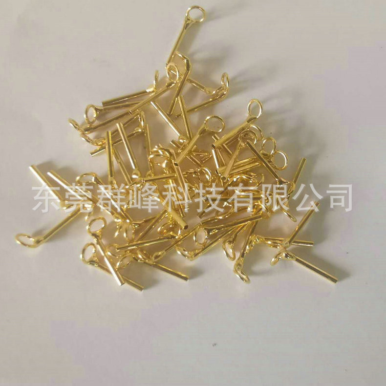 专业供应镀金厂家 厚金电镀 饰品耳环镀金