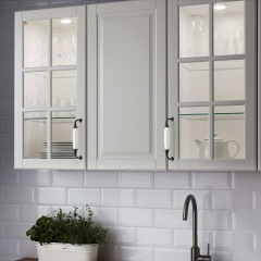 黑白陶瓷田園拉手 歐式仿古櫥櫃拉手 美式抽屜衣柜子抽屜家具把手