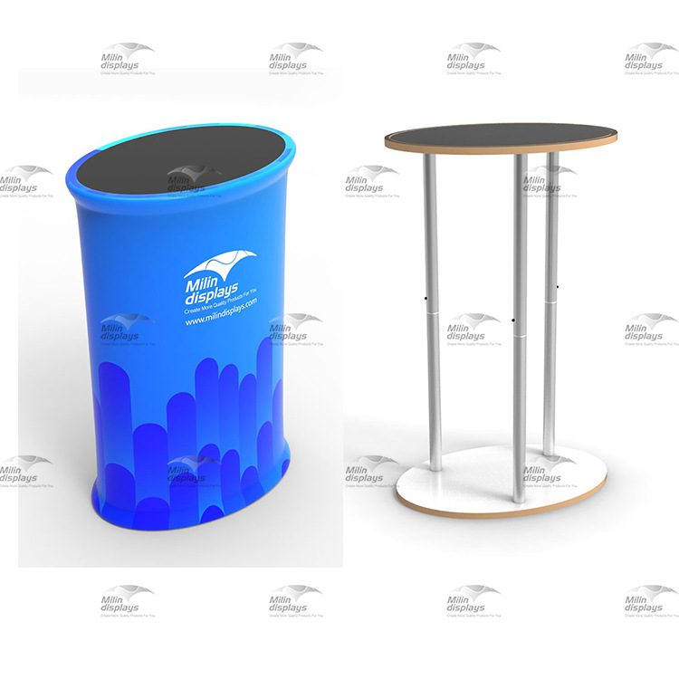 方形椭圆三角形前台促销台洽谈台接待台 折叠便捷式前台 厂家直销