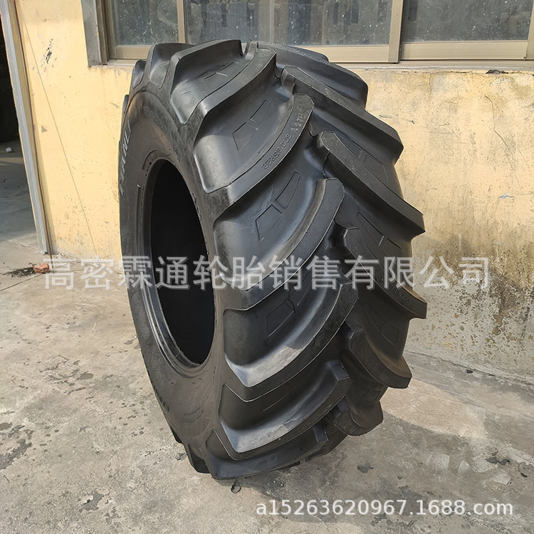 现货天津天力650/65R28大型收割机轮胎R-1加宽人字花纹 真空轮胎