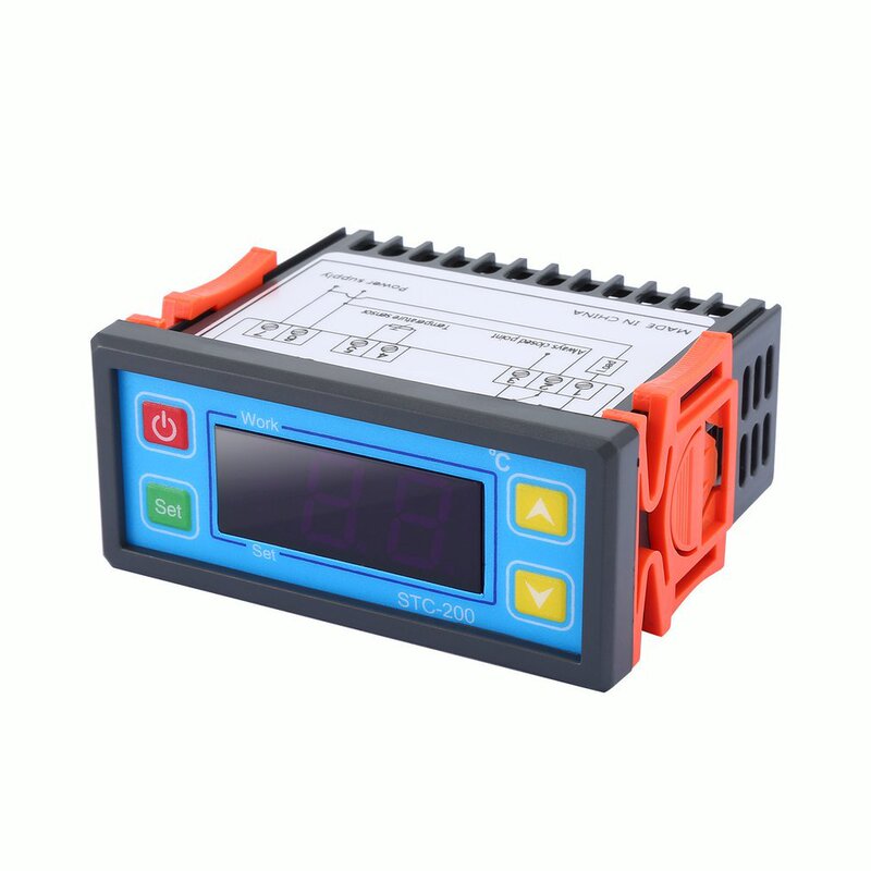 STC-200 temperature controller refrigeration heating alarm universal cold storage seafood machine electronic pet box thermostat STC-200 temperature controller refrigeration heating alarm universal cold storage seafood machine electronic pet box thermostat