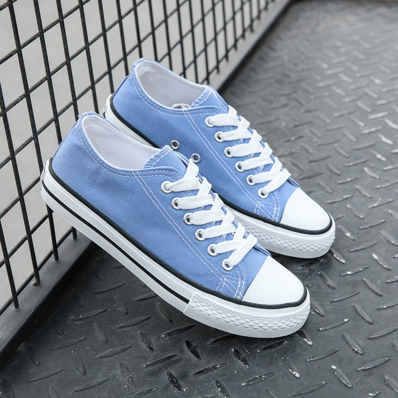Кроссовки Canvas High-Spring в корейском стиле, размерные диапазоны 35–47, легкие дышащие